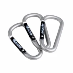 MastersGolf Masters Golf Mens Silver Lightweight Carabiner Clips