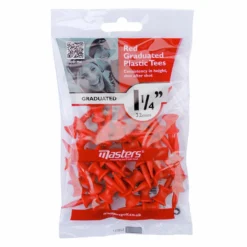 MastersGolf Masters Golf Red Graduated Plastic Tees