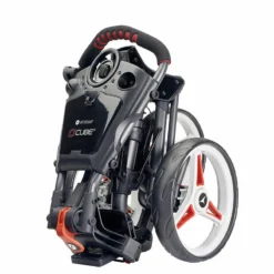 Motocaddy Mens Graphite Adjustable CUBE Push Golf Trolley