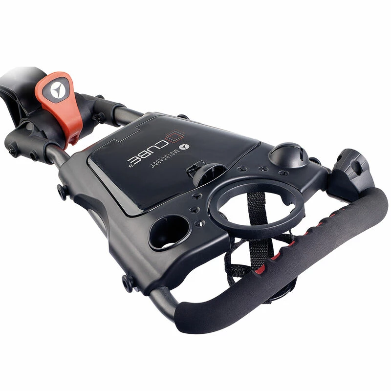 Motocaddy Mens Graphite Adjustable CUBE Push Golf Trolley - Image 3