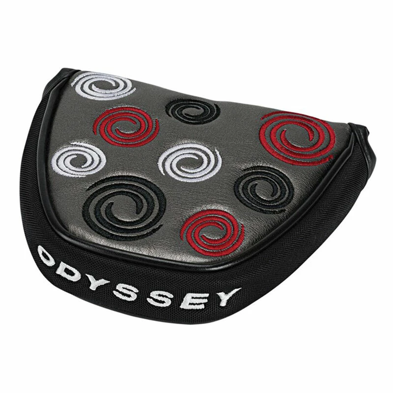 Odyssey Mens Silver Swirl Mallet Head Cover 1 Odyssey Mens Silver Swirl Mallet Head Cover