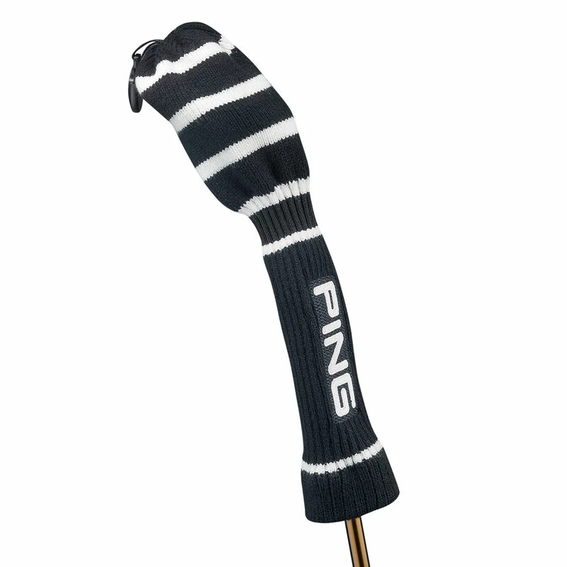 Ping Black And White Knit Hybrid Head Cover 1 Ping Black And White Knit Hybrid Head Cover
