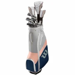 Wilson Blue And Grey Ultra XLS Right Hand Golf Cart Bag Package Set