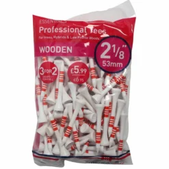 Americangolf AG Essentials 53mm Wooden Tees 120 Pack