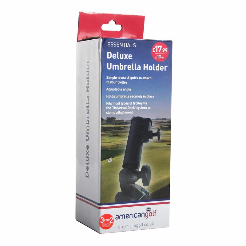 Americangolf American Golf Black Essentials Deluxe Umbrella Holder