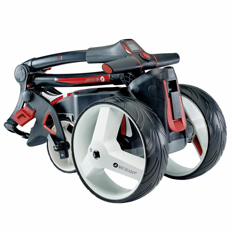 Motocaddy Mens Black Adjustable M1 Standard Range Lithium Electric Golf Trolley - Image 3