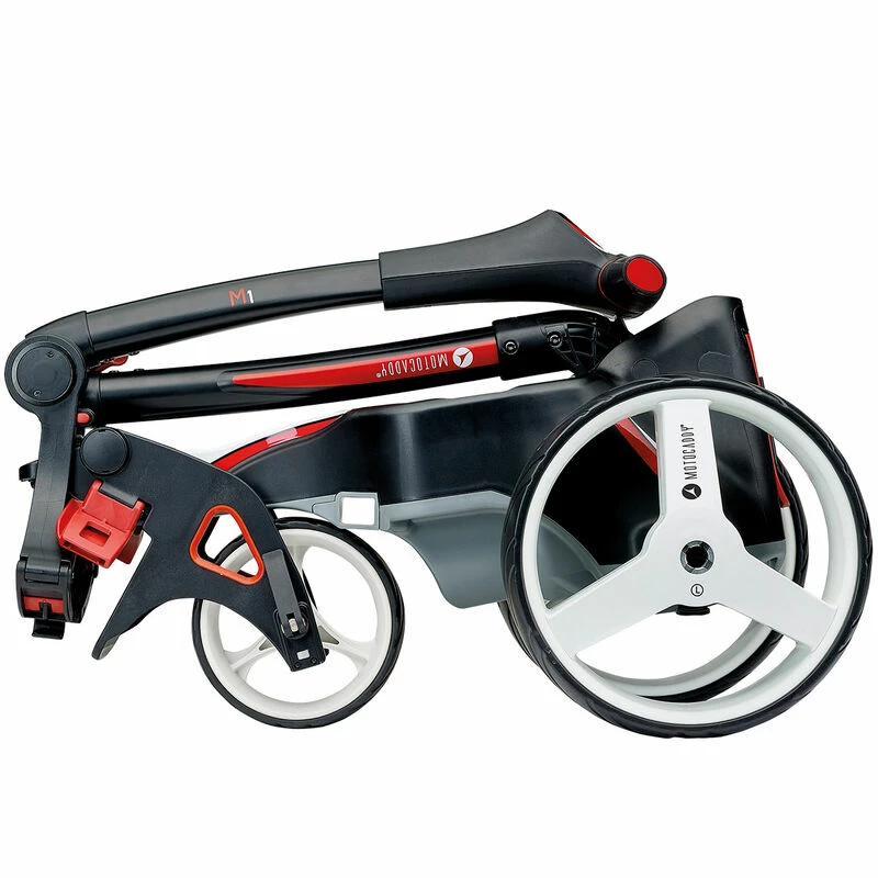 Motocaddy Mens Black Adjustable M1 Standard Range Lithium Electric Golf Trolley - Image 4