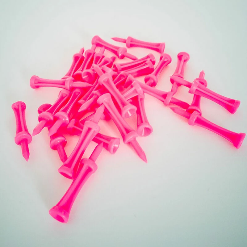 Fazer Graduated Plastic 57mm Pink Tees (500 Pack) - Image 2