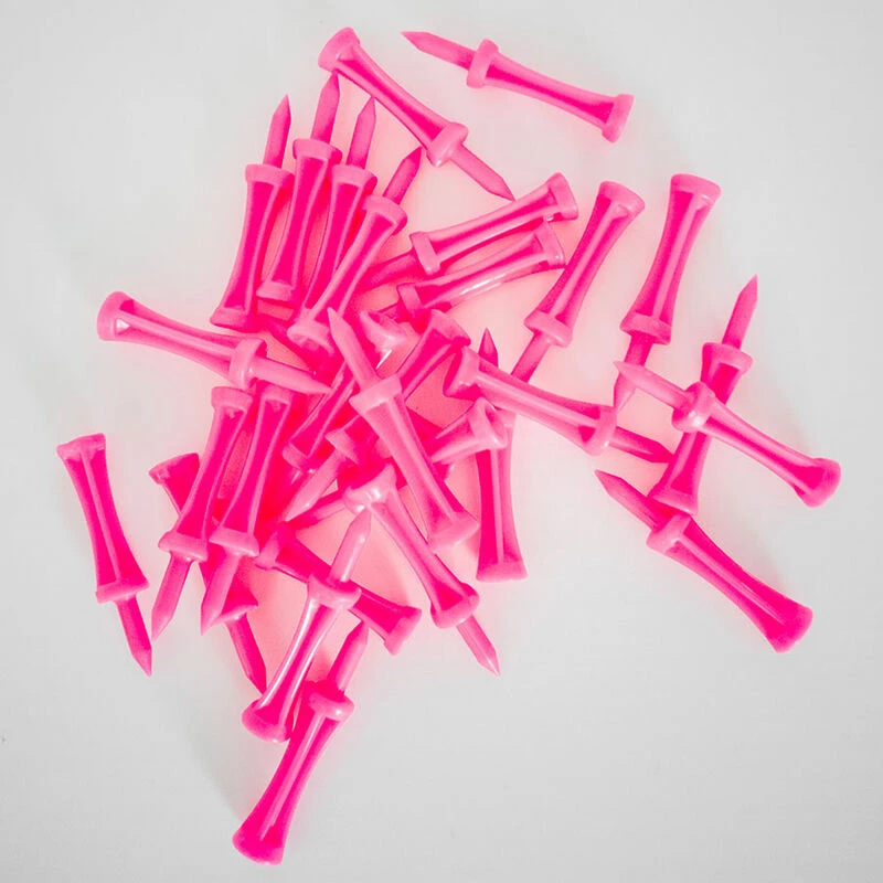 Fazer Graduated Plastic 57mm Pink Tees (500 Pack) - Image 3