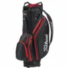 Titleist Black And Red Long Lasting Lightweight Golf Cart Bag