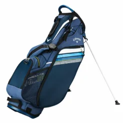 CallawayGolf Callaway Golf Navy Blue And White Lightweight Hyper-Lite 3 2019 Golf Stand Bag