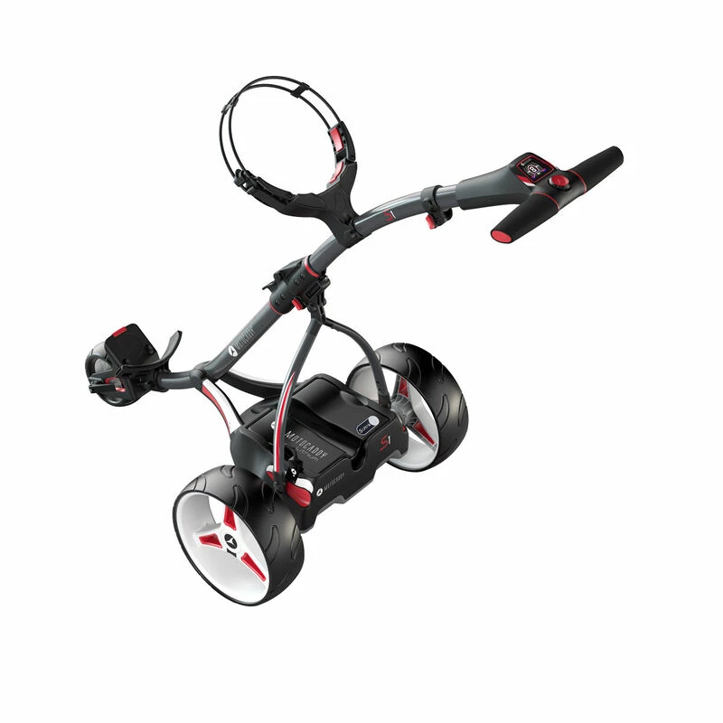Motocaddy Mens Graphite Stylish S1 2019 Extended Range Lithium Electric Golf Trolley 1 Motocaddy Mens Graphite Stylish S1 2019 Extended Range Lithium Electric Golf Trolley