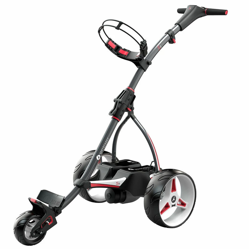 Motocaddy Mens Graphite Stylish S1 2019 Extended Range Lithium Electric Golf Trolley 2 Motocaddy Mens Graphite Stylish S1 2019 Extended Range Lithium Electric Golf Trolley - Image 2
