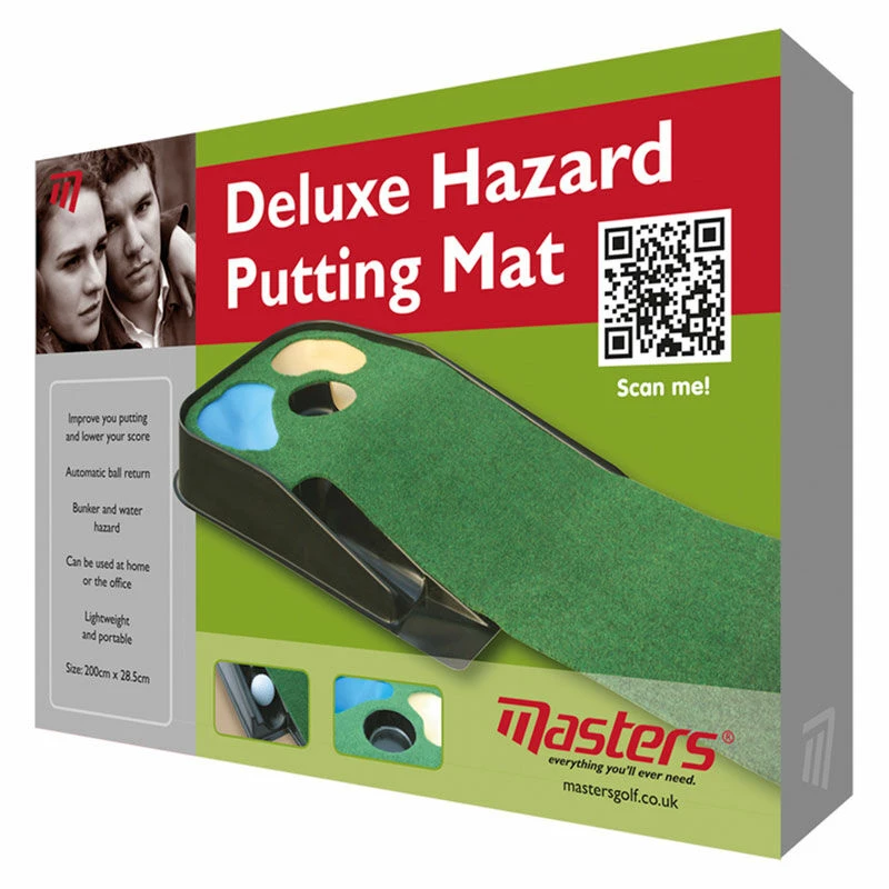 MastersGolf Masters Golf Deluxe Hazard Putting Mat - Image 2