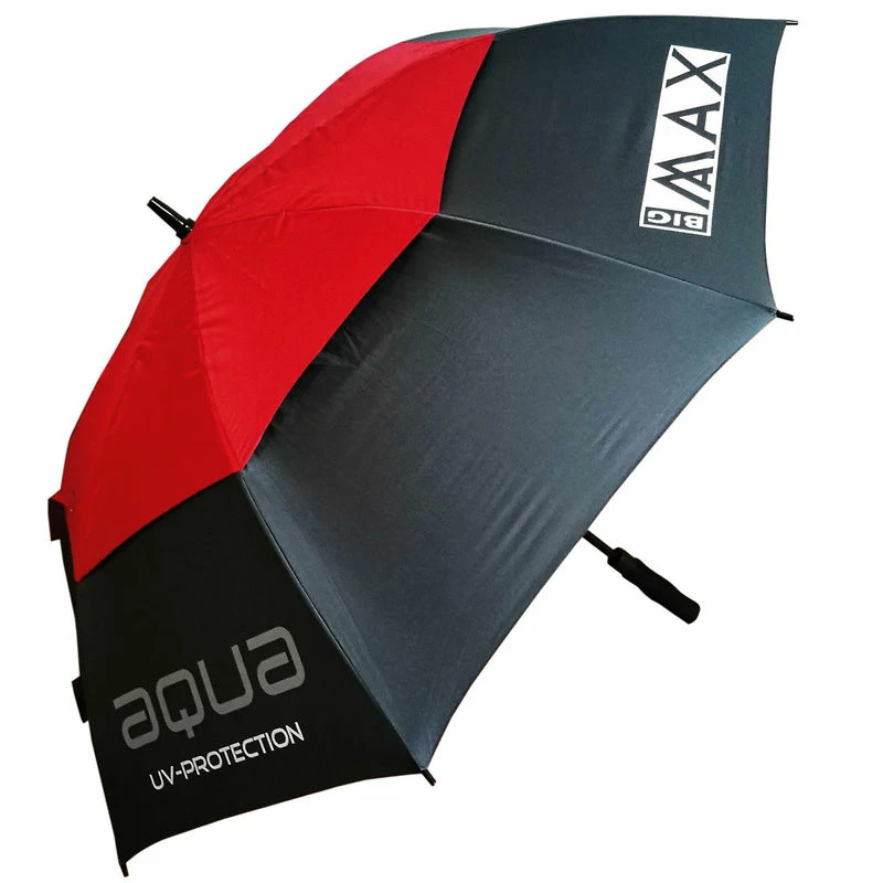 BIGMAX Big Max Mens Black Red Aqua UV Umbrella