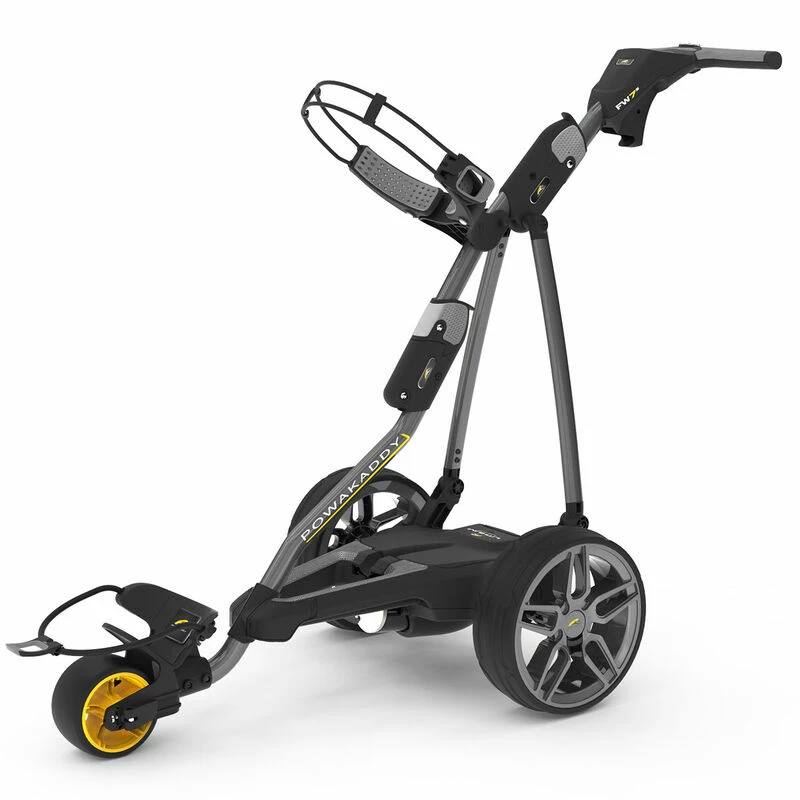 PowaKaddy Silver FW7s 18 Hole Lithium Golf Trolley 2019 2 PowaKaddy Silver FW7s 18 Hole Lithium Golf Trolley 2019 - Image 2