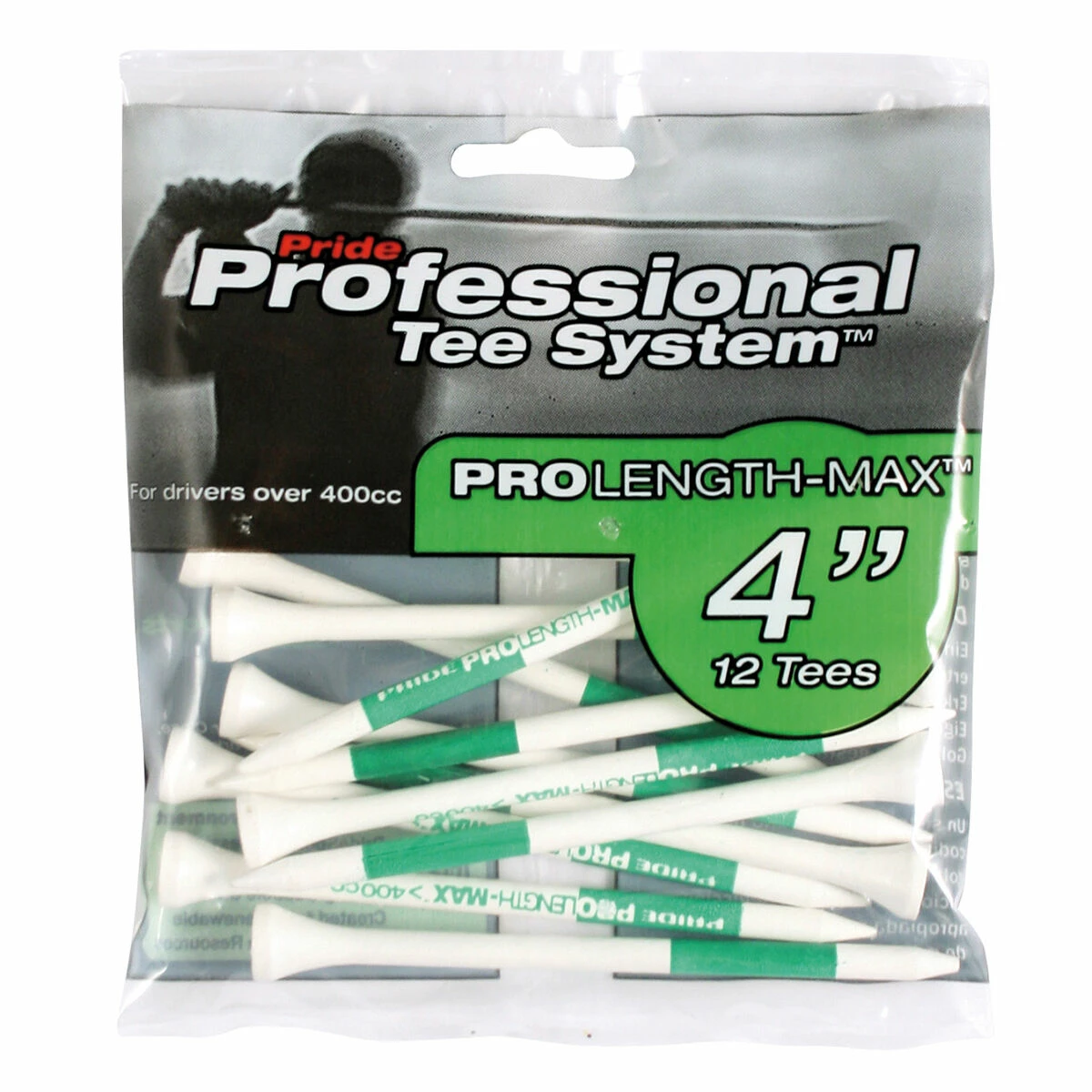Pride Professional Green Golf Tees