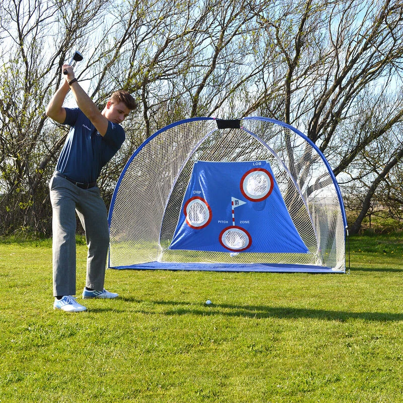 PGA Tour Blue And Red Lightweight Pro Golf Driving Net - Image 4