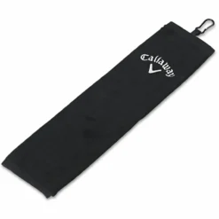 Callaway Golf Black TriFold Golf Towel