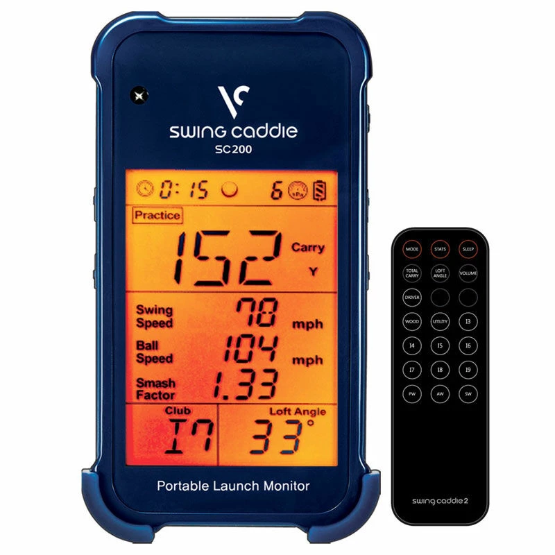 Swing Caddie Mens Navy Blue SC200 Portable Launch Monitor - Image 2