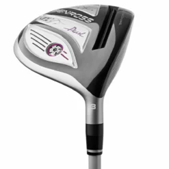 Benross Womens Silver And Black Lightweight Red Pearl Right Hand Lady Flex Golf Fairway Wood