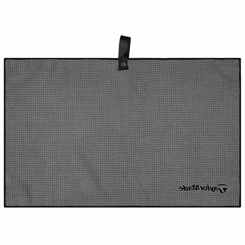 TaylorMade Grey Microfiber Cart Towel - Image 2