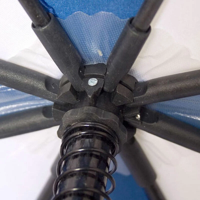 PGA Tour Mens White And Blue Lightweight Double Canopy Umbrella - Image 4