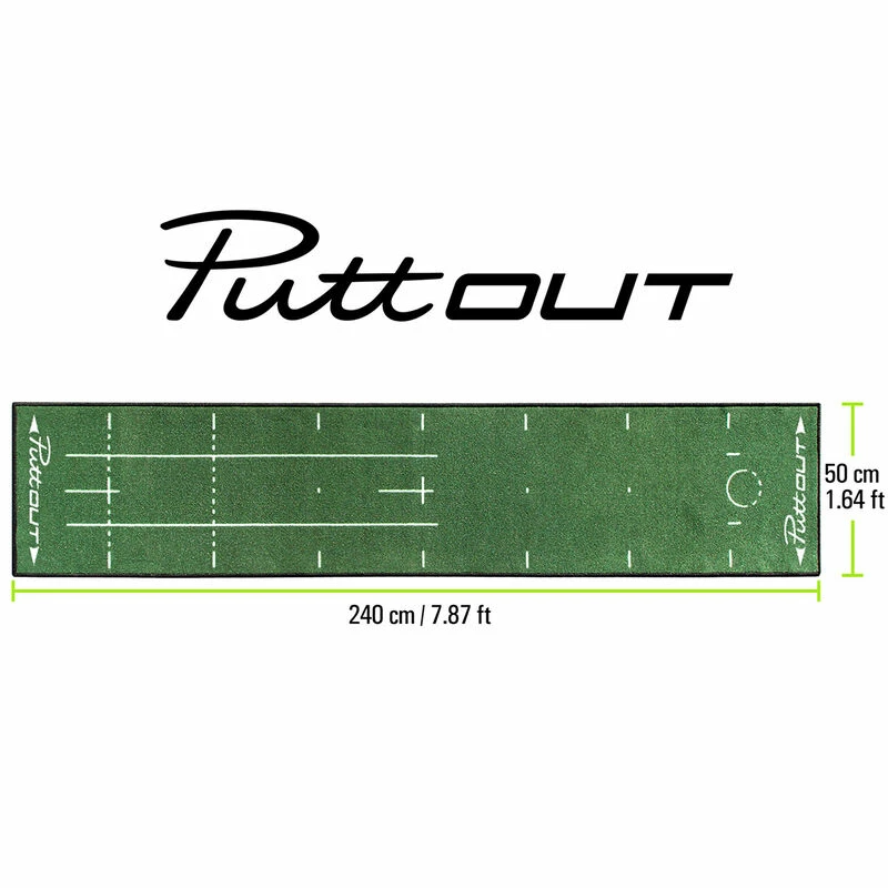 PuttOUT Green Deluxe Golf Putting Mat - Image 3