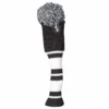 Fazer Black And White Pom Pom Knitted Golf Driver Head Cover | American Golf