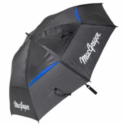 MacGregor Mens Black And Royal Blue Lightweight Mac Tec Dual Canopy Umbrella | American Golf