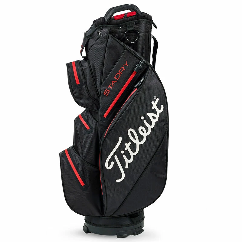Titleist Black And Red StaDry Golf Cart Bag - Image 2