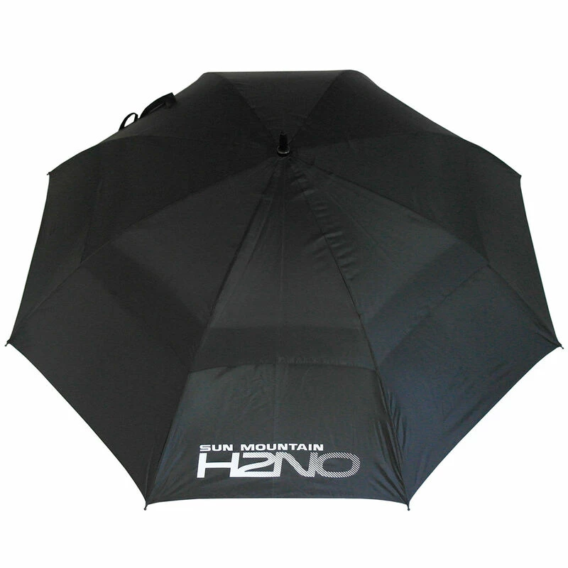 Sun Mountain Black Long Lasting Plain H2NO Golf Umbrella 1 Sun Mountain Black Long Lasting Plain H2NO Golf Umbrella