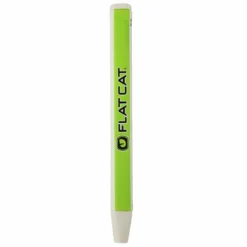 Flat Cat White And Lime Green Lightweight Original Slim Golf Putter Grip