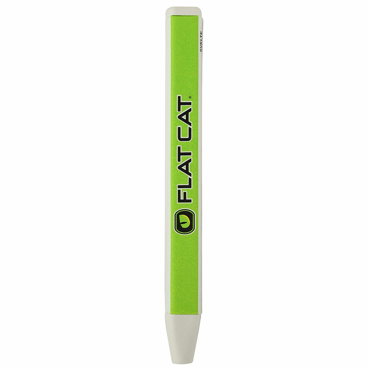 Flat Cat White And Lime Green Lightweight Original Svelte Golf Putter Grip