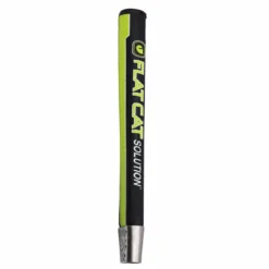 Flat Cat Black And Lime Green Solution Pistol Golf Putter Grip