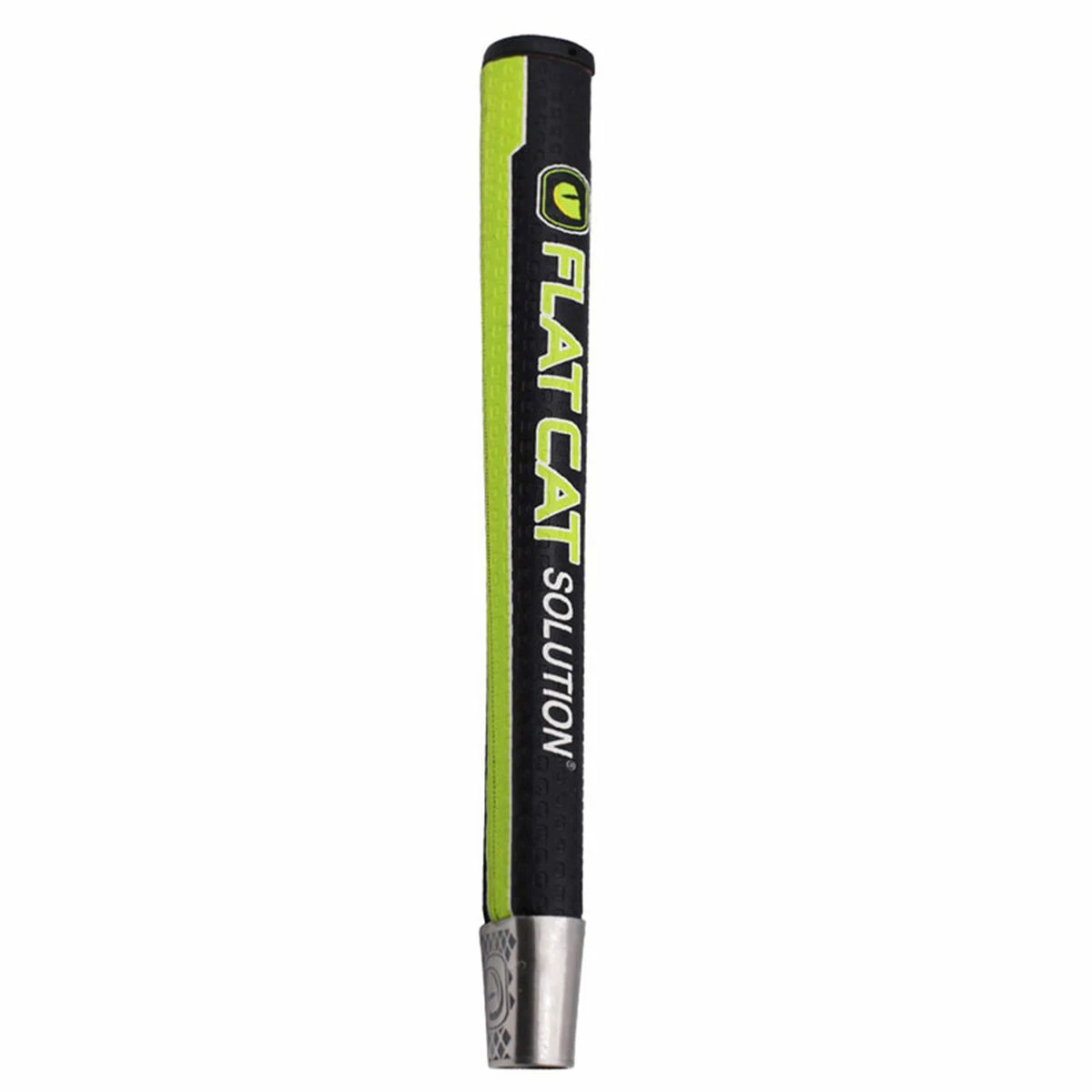 Flat Cat Black And Lime Green Solution Pistol Golf Putter Grip