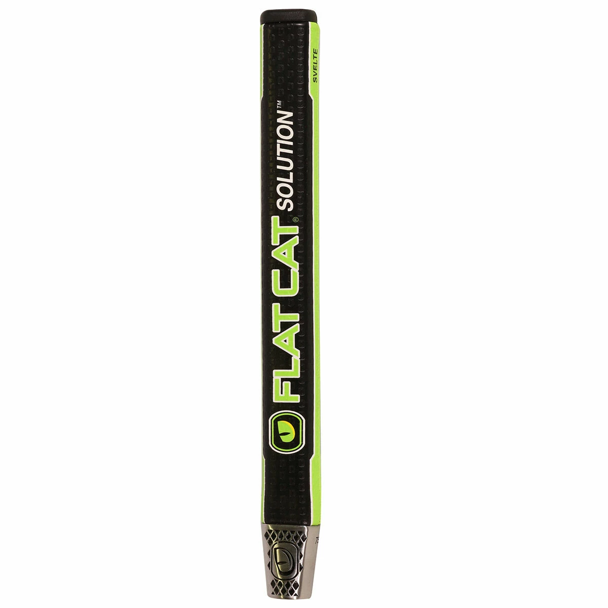 Flat Cat Black And Lime Green Solution Svelte Golf Putter Grip