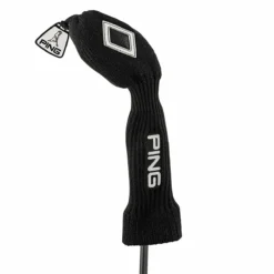 PING Mens Black Knit Golf Fairway Head Cover