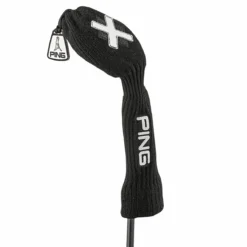 PING Mens Black Knit Golf Hybrid Head Cover