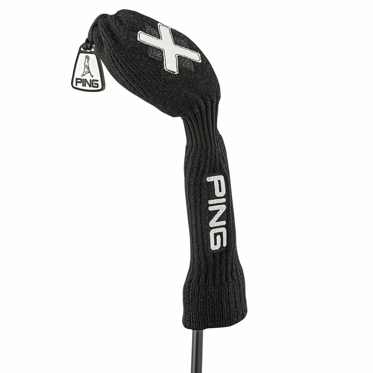 PING Mens Black Knit Golf Hybrid Head Cover
