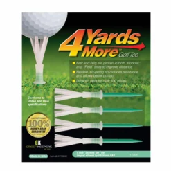 4 Yards More Green Pack Of 4 Extreme Golf Tees