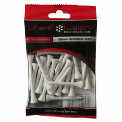 Brand Fusion BrandFusion White Pack Of 20 Wooden Golf Tees