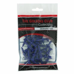 The Golfers Club Blue Pack Of 30 Step Height Golf Tees