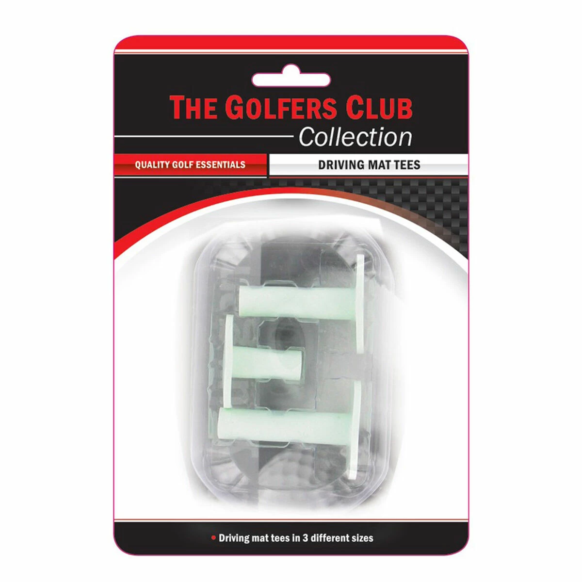 Brand Fusion Golfers Club Driving Mat Tees XL 3 Pack