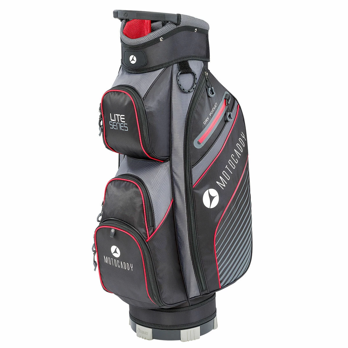 Motocaddy Black And Red Lightweight Lite Series Golf Cart Bag 2021