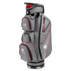 Motocaddy Mens Charcoal Grey And Red Club Series Golf Cart Bag 2021