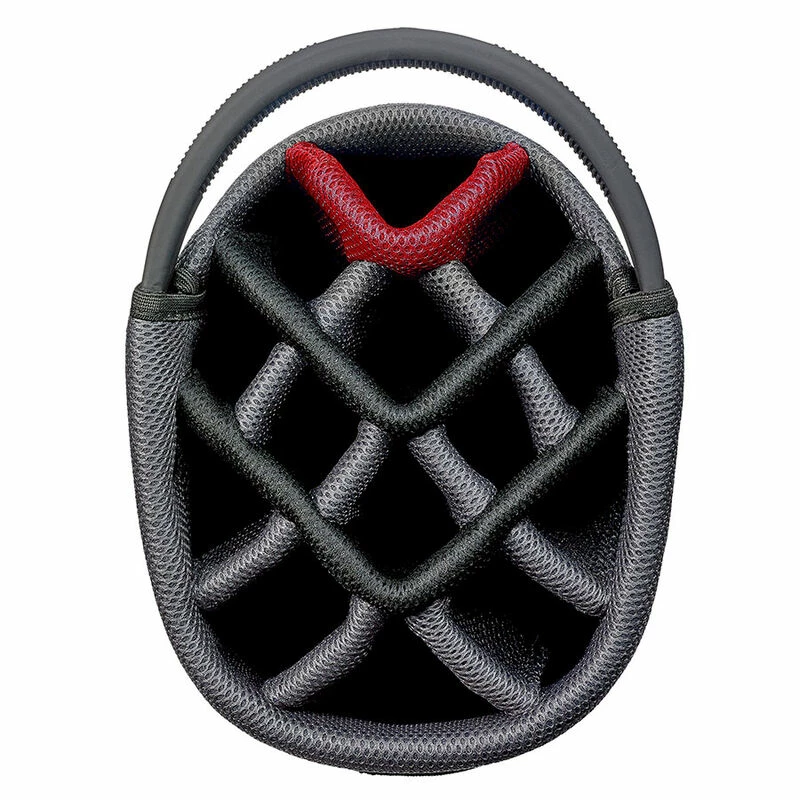 Motocaddy Mens Charcoal Grey And Red Club Series Golf Cart Bag 2021 - Image 2