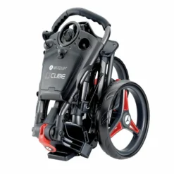 Motocaddy Black Adjustable CUBE Push Golf Trolley