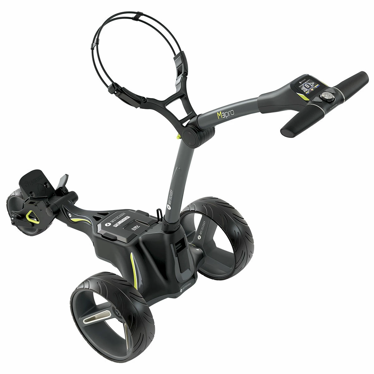Motocaddy Mens Black M3 Pro Standard Range Lithium Electric Golf Trolley 1 Motocaddy Mens Black M3 Pro Standard Range Lithium Electric Golf Trolley