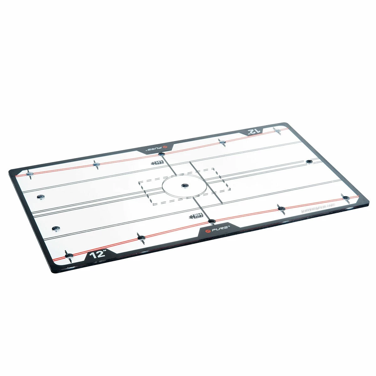 Pure 2 Improve White Check Golf Putting Mirror